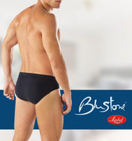 1 x RAW Customer Returns BluStone men s cotton briefs 2-pack with elastic inside made of 100 high-quality cotton, elastic and breathable, 2 black, medium - RRP €27.6