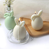 2 x RAW Customer Returns 2 pieces silicone mold rabbit, 3D Easter bunny silicone mold, silicone mold Easter, DIY rabbit silicone mold baking mold, silicone mold Easter bunny for cakes, chocolate, DIY soap, soy wax candles, Easter gifts - RRP €30.24