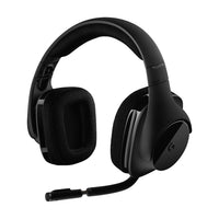 1 x RAW Customer Returns Logitech G533 wireless gaming headset, 7.1 surround sound, DTS Headphone X, 40mm driver, 2.4 GHz, noise-cancelling microphone, wireless connection, 15-hour battery life, PC Mac - black - RRP €79.56