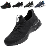 1 x RAW Customer Returns Fadezar Safety Shoes Men Lightweight Work Shoes Men Women Sporty Breathable Steel Toe Cap Shoes Non-Slip Work Sneakers 08 Black EU 42 - RRP €46.22