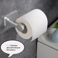 34 x Brand New Toilet paper holder standing toilet paper holder without drilling toilet roll holder self-adhesive toilet paper holder roll holder for bathroom kitchen silver  - RRP €411.4