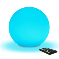 1 x RAW Customer Returns Mr.Go 8 LED ball light sphere lamp color changing mood light with 16 color dimmable 4 RGB lighting modes, rechargeable night light table lamp for indoor outdoor - RRP €40.58