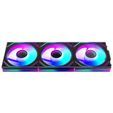 1 x RAW Customer Returns TZMRIT Interstellar-V2 Reverse Flow Uni Fan Black, Infinity Fan 120 mm, PWM ARGB Fan 120 mm, RGB Fan 120 mm - RRP €39.99