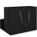 1 x RAW Customer Returns EUSOAR Gift Bags Black Set - 20 pieces Black Paper Bags with Handle Medium M 27x8x21cm-250GSM Kraft Paper Bag Gift Bags - Medium Gift Bag with Handle - - RRP €29.03