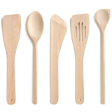 81 x Brand New Wooden Kitchen Utensils Set, Complete Set, Beech Spatulas, Made in EU, 1 Large Pan Spoon 30 cm, 1 Mortised Spatula 30 cm, 1 Beveled Spatula, 30 cm, 1 Maryse Ha Pastry - RRP €1133.19