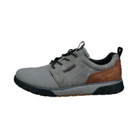 1 x RAW Customer Returns bugatti 322-ADW01 men s lace-ups, gray cognac, 41 EU - RRP €58.54