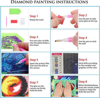 4 x Brand New Super Hero Diamond Painting Kits for Adults and Kids, DIY 5D Anime Diamond Art Paint with Round Diamonds Full Drill Gemstone Art Painting Kits for Home Wall Decor 12x16 inch  - RRP €81.6