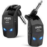 1 x RAW Customer Returns LEKATO Wireless Guitar Transmitter Receiver 2.4GHz Wireless Guitar Cable Runtime 8H Rechargeable Wireless Digital Guitar Bass Device WS80  - RRP €37.91