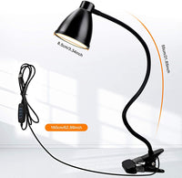 1 x RAW Customer Returns 38 LEDs LED Lamp with Clamp, Desk Lamp 3 Modes 10 Brightness, 360 Flexible Desk Lamp, Eye Protection Reading Lamp for Makeup Tattoo Office Reading Black  - RRP €19.99