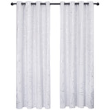 1 x RAW Customer Returns Deconovo blackout curtains with eyelets, thick thermal curtains, cold protection, sun protection, modern curtains for bedroom, 175 x 140 cm height x width , diamond silver grey, set of 2 - RRP €25.86