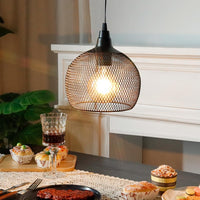 1 x RAW Customer Returns JHY DESIGN Hanging Lamp Battery Operated Decorative Hanging Lamp Metal Cage Battery Lamp with 6-Hour Timer for Bar Bedroom Garden Party Patio Indoor Outdoor Living Room Black Round  - RRP €37.39