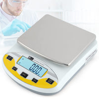 1 x RAW Customer Returns CGOLDENWALL Electric Precision Scale 5000g, 0.01g Digital Scale with Autocorrect Functions Memory and More Ideal for Lab Kitchen Jewelry Already Calibrated and Ready to Use 5000g, 0.01g  - RRP €129.68