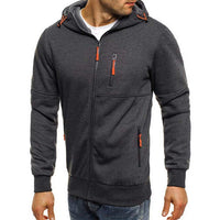 1 x RAW Customer Returns Loalirando Men s Sports Sweatshirt Jacket with Hood with Zip Pullover Hoodie Oversized Men s Coat - RRP €26.21