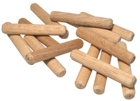 1 x RAW Customer Returns JOWE wooden dowel made of beech 14x80mm, 50 pieces Dowel 14 mm 14 mm ribbed dowel manufactured and packaged in Austria - RRP €10.58