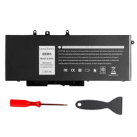 1 x RAW Customer Returns ASUNCELL 7.6V 68Wh Laptop Battery for Dell Latitude 5480 5580 5280 5288 5488 5490 5491 5495 5580 5590 E5288 E5480 E5580 Precision 3520 3530 Series GJKNX GD1JP 0GD1JP DY9NT 0DY9 NT 5YHR4 451-BBZG - RRP €45.24