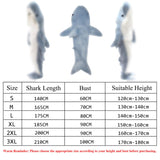 1 x RAW Customer Returns MeYuxg Shark Blanket, Soft Blue Shark Costume, Dress Up Blanket, Flannel Blanket, Shark Sleeping Bag for Boys, Adults, Shark Lovers, Cosplay Shows M  - RRP €32.64