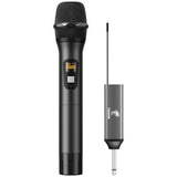 1 x RAW Customer Returns TONOR Wireless Microphone, UHF Metal Wireless Handheld Microphone System with Rechargeable Receiver, 1 4 Output for Amplifier, PA System, Singing Karaoke Machine, 60m TW620 , Black - RRP €46.38