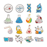 1 x RAW Customer Returns PandaHall 16pcs Science Theme Enamel Lapel Pin Set, 16 Styles Cute Brooch Pins Badges for Clothes Bags Jackets Accessories - RRP €19.94