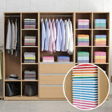 1 x RAW Customer Returns KOARBI Organizer for T-shirts, Clothes, Closet. Resistant and Recyclable. Anti-humidity and anti-wrinkle. Organize shirts, drawers, shelves, closets. Pack of 10 - RRP €29.95