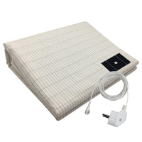 1 x RAW Customer Returns GRUENERDE Grounding Sheet Grounding Bed Sheet with EU Grounding Cable Grounding Mat for Better Sleep 68x132cm  - RRP €38.3