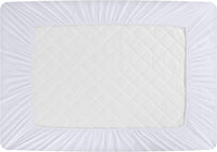 1 x RAW Customer Returns Utopia Bedding Quilted Mattress Cover 180x200 cm, Fitted Elastic Mattress Topper, Mattress Protector Skirt with Diamond Pattern Stretches up to 38 CM Extra Deep Pocket White  - RRP €22.55