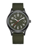 1 x RAW Customer Returns CIVO Men s Watch 40mm Military Wristwatch Men Waterproof Luminous 12 24 Hour Sport Watches for Men Simple Analog Army Green Nylon Everyday Watch, Gifts for Men - RRP €21.99