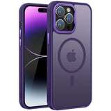 1 x Brand New PuyaTeya Mobile Phone Case for iPhone 14 Pro Max Case, for MagSafe Matte Oil-Repellent Protective Case Shockproof Scratch-Resistant Fingerprint Resistant Mobile Phone Case iPhone 14 Pro Max 6.7 Inch Dark Purple  - RRP €15.99