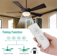 1 x RAW Customer Returns Wifi Ceiling Fan Lamp Remote Control Kit, Wireless Receiver and Transmitter with 3 Speeds and 4 Timers, Support Smart Life APP, Alexa and Google Home - RRP €28.27