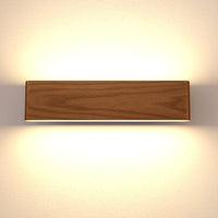 1 x RAW Customer Returns Martll wall light LED wooden wall lamp indoor wall lighting for bedroom hallway corridor stairs living room interior lighting warm white night light 32cm A  - RRP €38.99