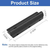 1 x RAW Customer Returns Exmate 11.1V 7800mAh Laptop Battery JWPHF W3Y7C for R795X 08PGNG 0R4CN5 312-1123 312-1127 451-11599 453-10186 0J70W7 P11F WHXY3,Dell XPS 14 15 17 L401X L501X L70 1X L702X - RRP €42.35