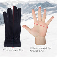 1 x RAW Customer Returns Kingmate KINGAMTE Winter Thermal Touch Screen Gloves for Men and Women, Sports Gloves for Cycling Running Driver Motorcycle Running, Black - RRP €12.89