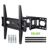 1 x RAW Customer Returns USX-MOUNT TV wall mount swivel tiltable for 32-70 inch LED, OLED, plasma TV, universal TV wall mount with ultra-strong double arm, TV mount with VESA 75x75-400x400mm up to 50kg - RRP €39.98