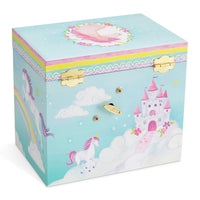 1 x RAW Customer Returns Jewelkeeper Musical Unicorn Jewelery Box with Glitter Rainbow Stars Two Drawers - Protects Treasures, Encourages Creativity - The Beautiful Dreamer Melody - RRP €29.5