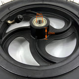 1 x RAW Customer Returns 8 Pneumatic Wheel with Tube for Kick Scooter Scooter Wheel Size 8x1 1 4 Aluminum Alloy Hub 32mm Width Wheel with Bearing wheel  - RRP €27.99