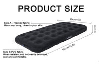 1 x RAW Customer Returns Icelus Twin Camping Air Mattress Single High Air Bed with Air Pump for 1 Person, 191 x 100 x 23 cm Inflatable Mattress Bed, Travel Bed, Sleeping Pad, Leak-proof Mattress, Inflatable Black  - RRP €30.23