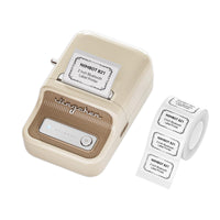 1 x RAW Customer Returns NIIMBOT B21 Label Printer with 1 Roll of Starter Tape, Bluetooth Self-Adhesive Labeling Machine, Labeling Machine Print Size 20-50mm Compatible with iOS and Android for Home, Office Beige  - RRP €68.99