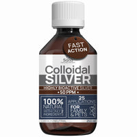 1 x RAW Customer Returns Colloidal silver 50PPM 250 ml Premium silver water Stronger than 25ppm For humans, dogs cats Carbon neutral 100 natural with 2 ingredients - RRP €11.09