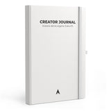 1 x RAW Customer Returns CREATOR JOURNAL - Journal Book A5 - Success Journal for Focus, Structure Motivation incl. Video Course Diary for Adults, Planner 2024, Book Journal, Day Planner White  - RRP €38.1