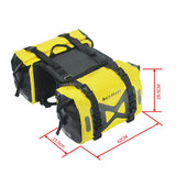 1 x RAW Customer Returns WILD Heart waterproof bag motorcycle saddle bag 50L tank bag motor side bag yellow  - RRP €127.93