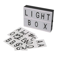 13 x Brand New LED Light Box, 96 Decorative Letters for Lamp, with Letters and Numbers and Symbols, Cinema Light Box, Home Decoration - RRP €249.6