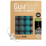 1 x RAW Customer Returns GuirLED - LED cotton balls fairy lights USB - Baby night light 2h - Dual USB 2A power supply included - 3 intensities - 16 balls 1.6m - Mangrove - RRP €29.99