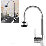 1 x RAW Customer Returns Catalpa Blume 360 Swivel Kitchen Mixer Tap Single Handle Sink Tap - RRP €17.45