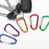 13 x Brand New Carabiner made of aluminum spring backpack closures spring snap hook keychain carabiner for outdoor, camping, hiking, traveling, fishing, backpack random color 16 pieces - RRP €113.88