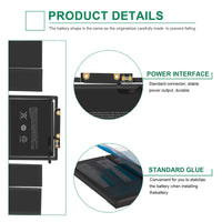 1 x RAW Customer Returns ASUNCELL A1706 A1819 Laptop Battery Compatible with MacBook Pro 13 A1706 Late 2016 Mid 2017 Touch Bar EMC 3071 3163 MLH12LL A MPXV2LL A MLVP2LL A MNQF2LL A MNQG2LL A MPXW2LL A MPXX2LL A 49.2Wh - RRP €57.99