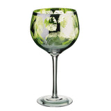 1 x RAW Customer Returns ARTLAND Tropical Leaves Gin Glass, Set of 2, Glass, Green, 700 ml Capacity, Gin Glass - RRP €47.09