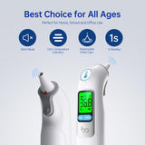 1 x RAW Customer Returns Ear thermometer, ear clinical thermometer for baby adults, digital infrared thermometer with 24 disposable protective caps - RRP €29.99