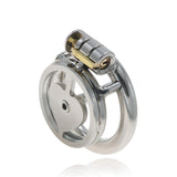 1 x RAW Customer Returns Flat Chastity Cage Inverted Male Small Metal With Metal Tube Penis Cage Stainless Steel Small Cock Cage Chastity Cage Men Extreme Sex Toy For Couples q Short, 50mm 1.97in  - RRP €26.21