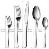 1 x RAW Customer Returns Bestdin cutlery set for 6 people, 30 piece stainless steel cutlery set, dining cutlery set with knife, fork, spoon, high-quality stainless steel cutlery, dishwasher safe. - RRP €26.21