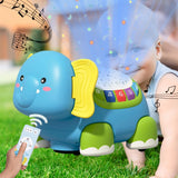 10 x Brand New Baby Toys 6 Months, Baby Toys 1 Year Baby Music Toys with Light and Projector, Elephant Crawling Toy for Baby 1 Year Newborn with Automatic Avoidance of Obstacles - RRP €141.1