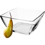 1 x RAW Customer Returns KADAX glass bowl, 18.8x13.1x8.9cm fruit bowl made of robust glass, classic salad bowl, dishwasher-safe glass bowl, transparent snack bowl for fruit transparent 1 piece  - RRP €16.13